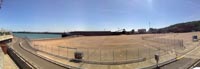Panoramic shot of the Dover hoverport apron